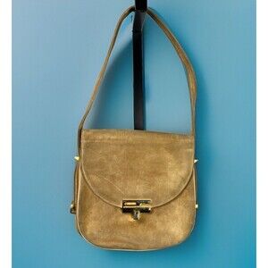 Nicholas‎ Reich Vintage 50s Brown Suede Shoulder Bag Kiss Lock Coin Purse USA